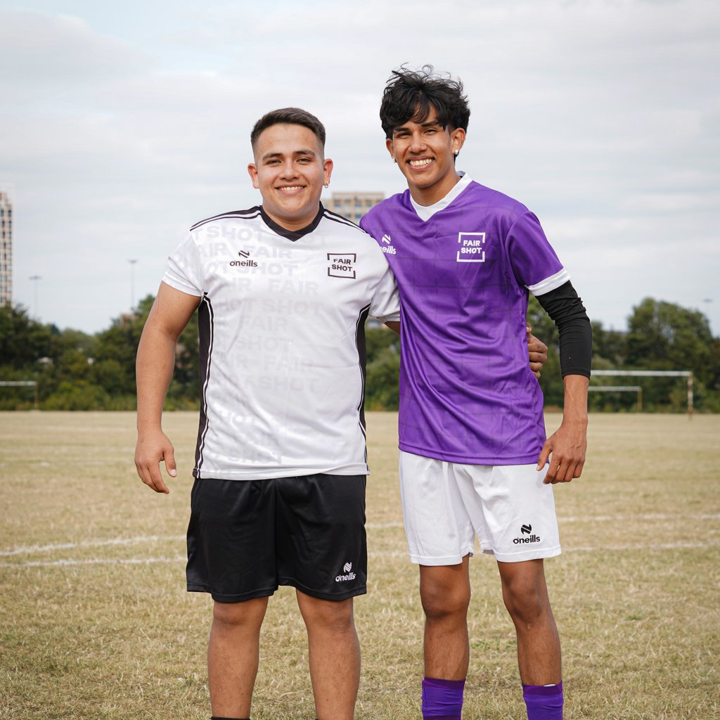 Fair Shot FC players Diego and Gabriel
